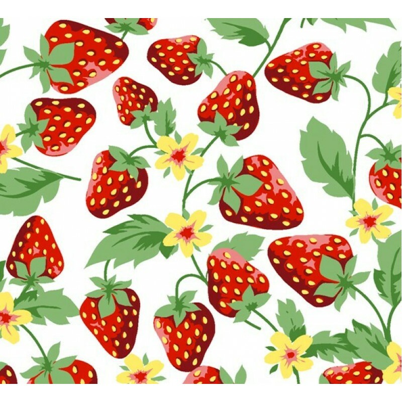 COLEÇÃO POMAR - MORANGO FD BRANCO -  R / IT