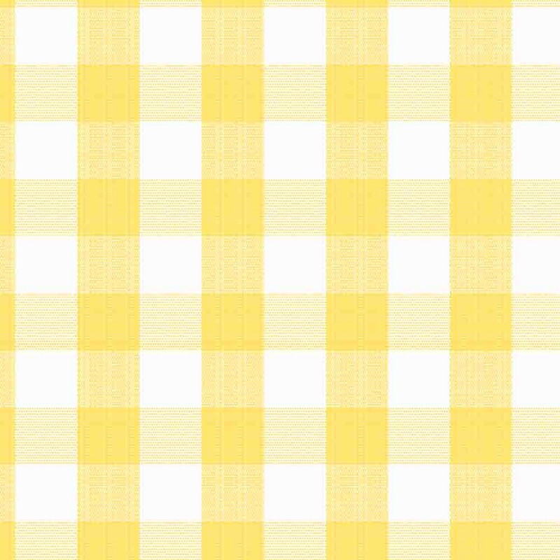 TRICOLINE FIO TINTO XADREZ MEDIO - AMARELO