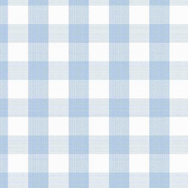 TRICOLINE FIO TINTO XADREZ MEDIO - AZUL BEBE