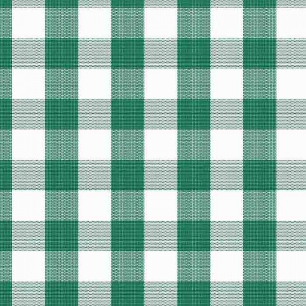 TRICOLINE FIO TINTO XADREZ MEDIO - VERDE BANDEIRA