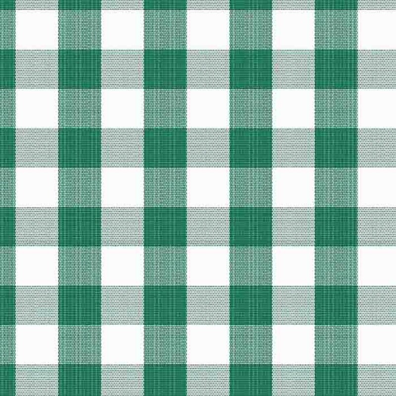 TRICOLINE FIO TINTO XADREZ MEDIO - VERDE BANDEIRA