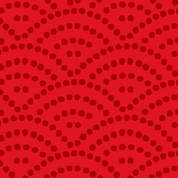 COLEÇÃO ART NOUVEAU - ONDAS FD VERMELHO