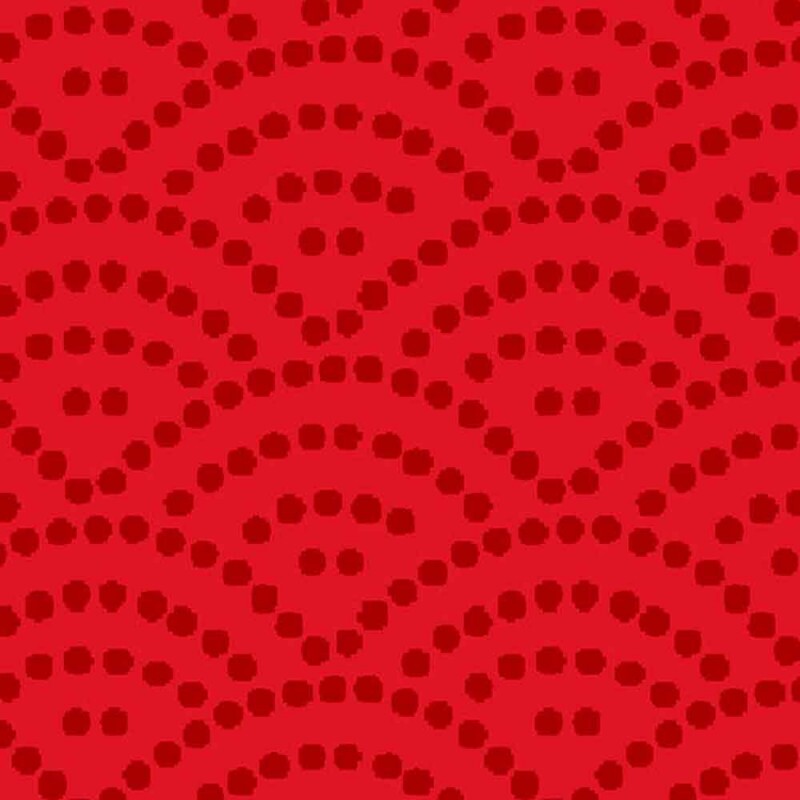 COLEÇÃO ART NOUVEAU - ONDAS FD VERMELHO