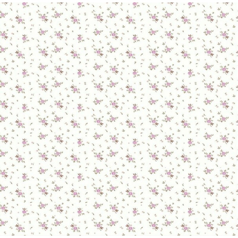 COLEÇÃO ELEGANCE - FLORAL ROSA COM FOLHAS- ( FD 300 ) - R