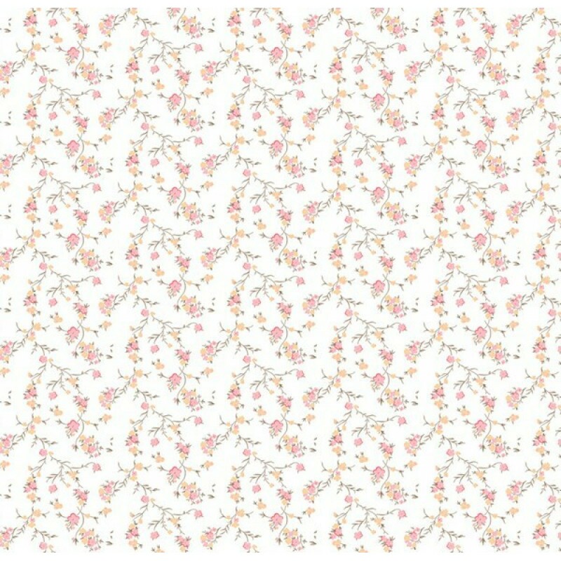 COLEÇÃO ELEGANCE - FLORAL ROSE COM RAMOS- ( FD 300 ) - R