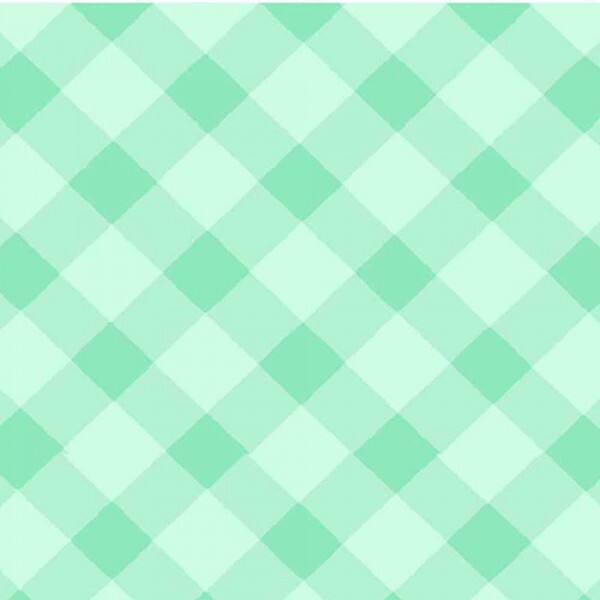 XADREZ ENVIESADO - VERDE AQUA