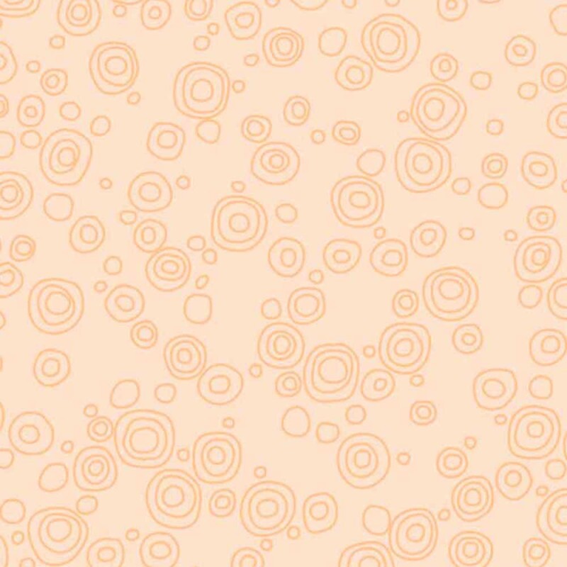COLEÇÃO BUBBLES - CIRCULOS PESSEGO