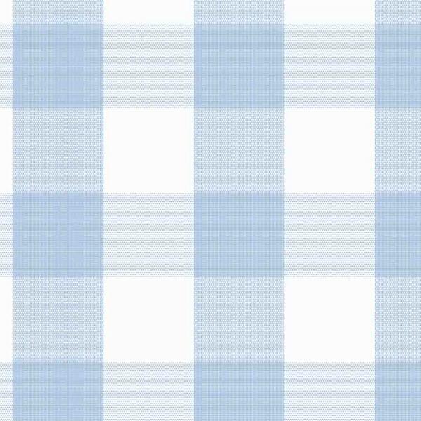 TRICOLINE FIO TINTO XADREZ GRANDE - AZUL BEBE