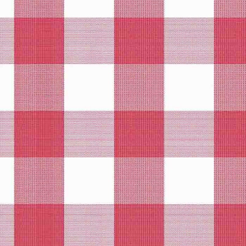 TRICOLINE FIO TINTO XADREZ GRANDE - VERMELHO