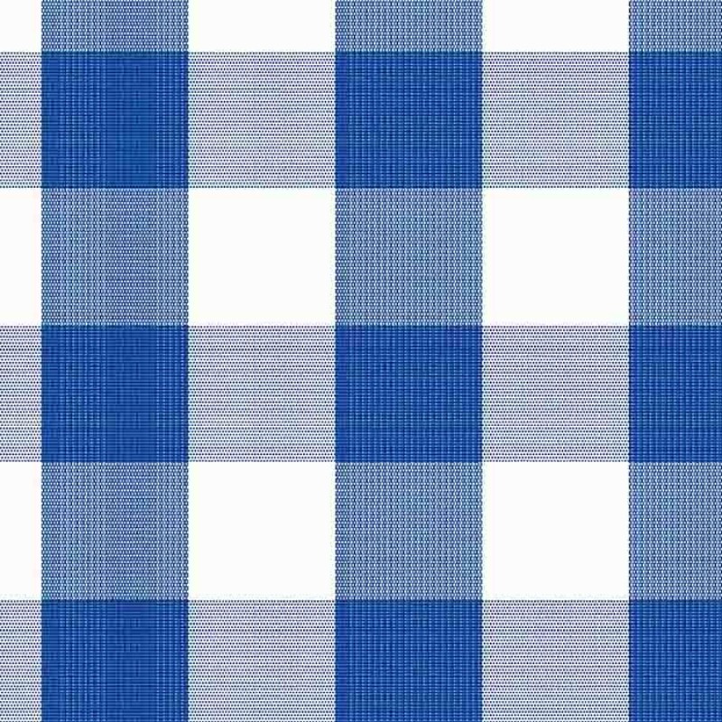TRICOLINE FIO TINTO XADREZ GRANDE - AZUL ROYAL