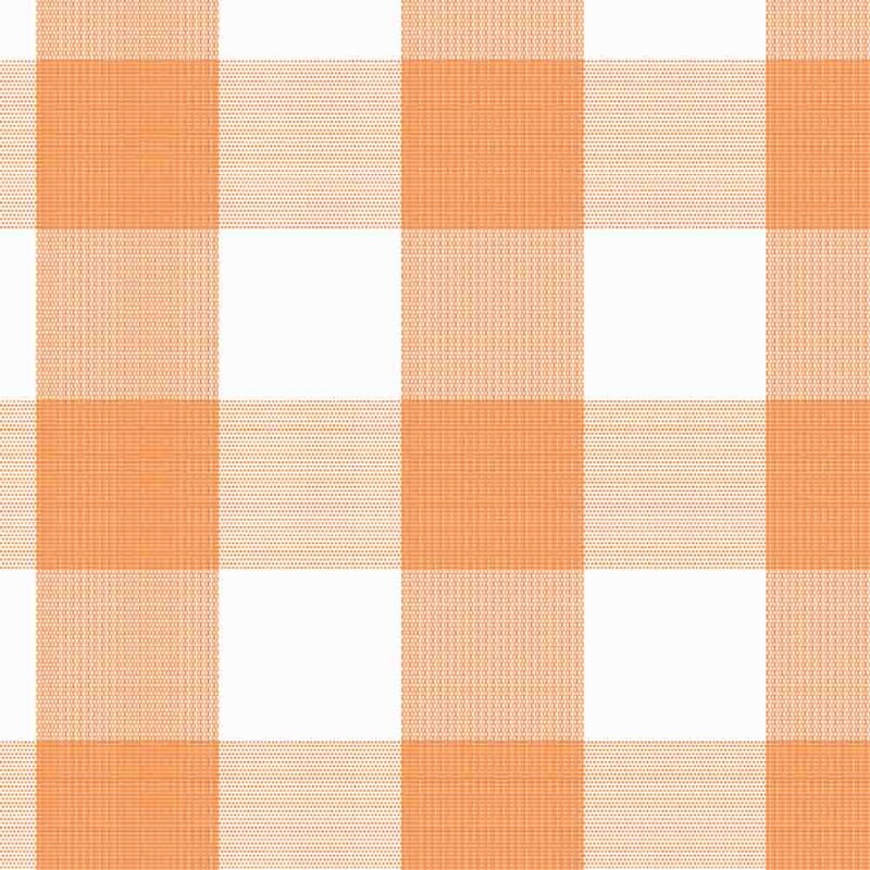 TRICOLINE FIO TINTO XADREZ GRANDE - LARANJA