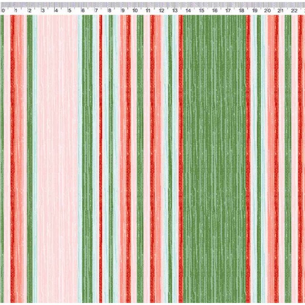 COLEÇÃO HOME DECOR DIGITAL - SARJA EST - LISTRADO C/ LARANJA E VERDE - ( 80206- VAR,02 ) - C