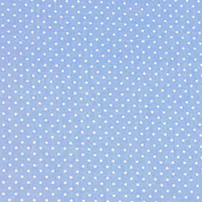 TRIC. BASICS NEW PREMIUM - COLEÇÃO ESSENTIALS - MICRO POAS BRANCO - FUNDO AZUL BB - ( E047)