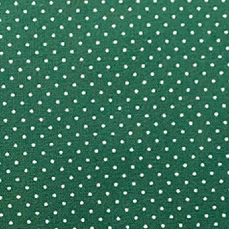TRIC. BASICS NEW PREMIUM - COLEÇÃO ESSENTIALS - MICRO POAS BRANCO - FUNDO VERDE - ( E047) - T