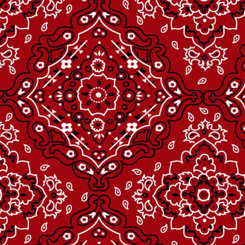 TRIC. NEW PREMIUM - COLEÇÃO ESSENTIALS -  BANDANA FD VERMELHO