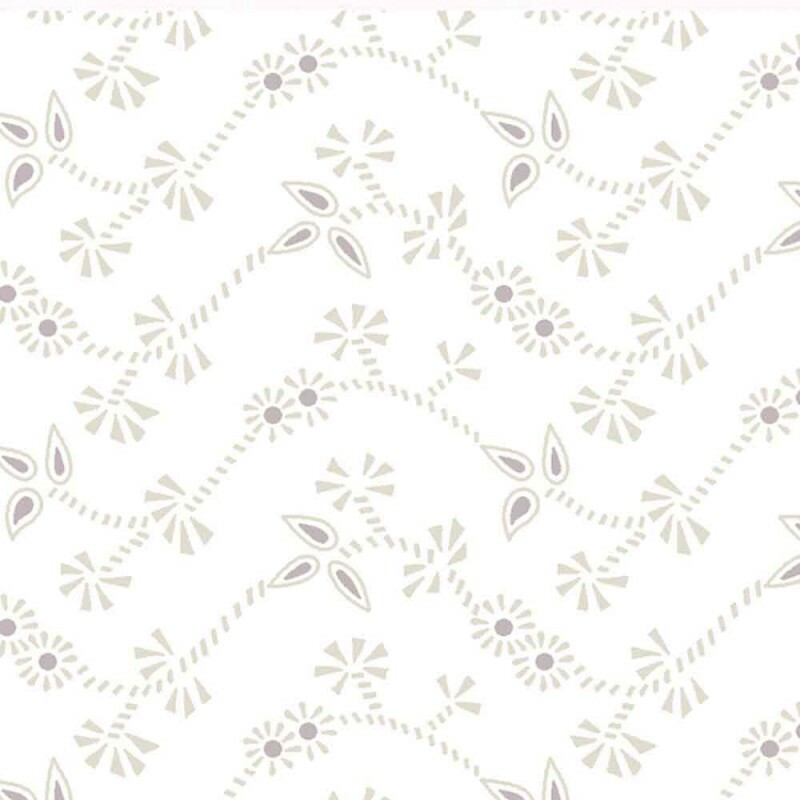 TRIC. NEW PREMIUM - COLEÇÃO ESSENTIALS - LAISE FLORAL FD BRANCO