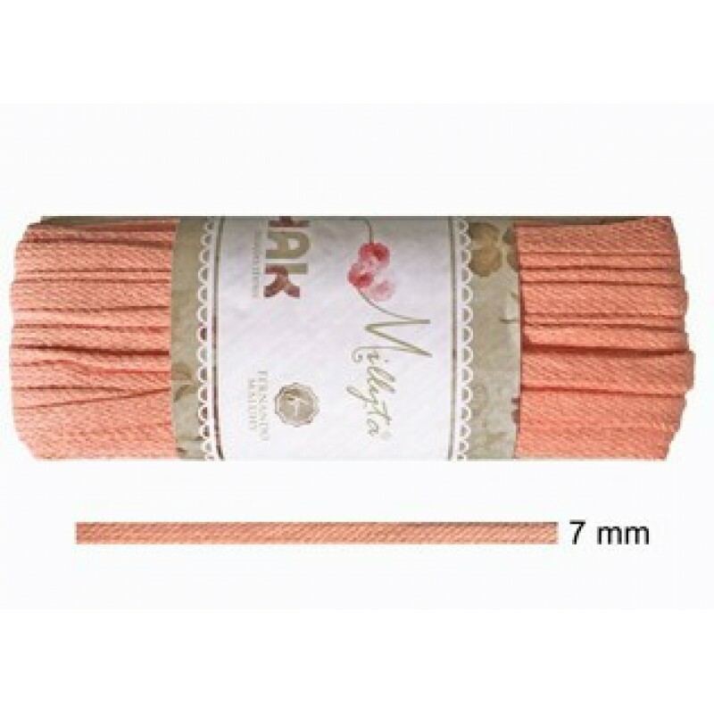 F L 2021 - CORDAO TRANCADO MY62B5 - APRICOT 100% ALGODÃO