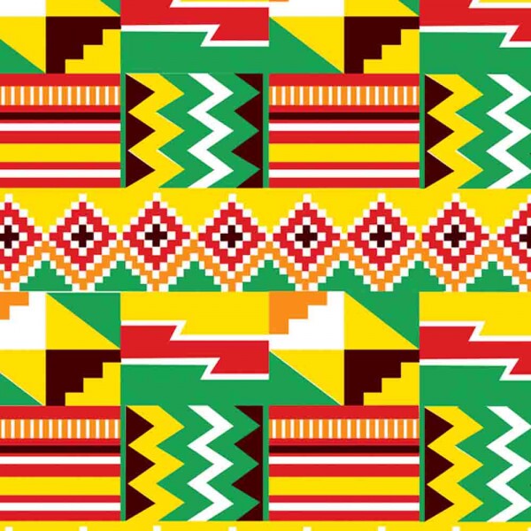 COLEÇÃO AFRICA DIGITAL - AMARELO C/ VERDE - ( 80173 VAR,01 ) - ( E8203 ) - P