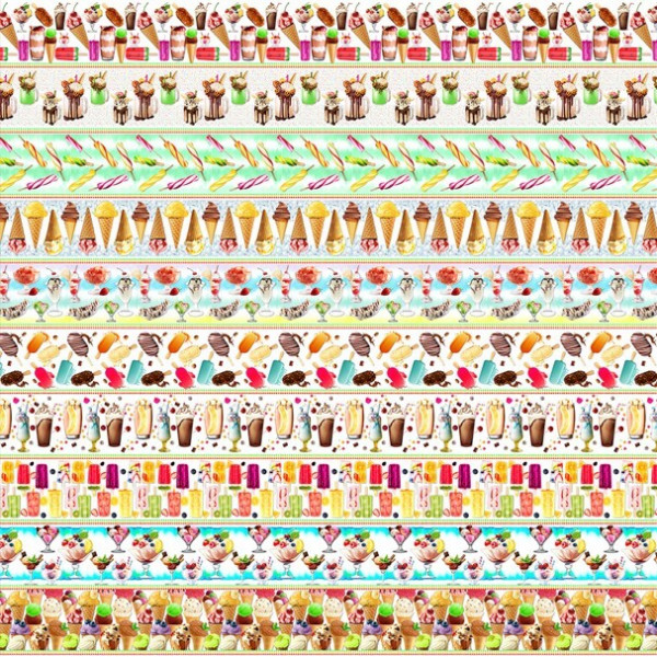 COLEÇÃO DIGITAL ICE CREAM  - BARRADO DE FAIXAS SORVETE - ( 80090 VAR,01 ) -  C