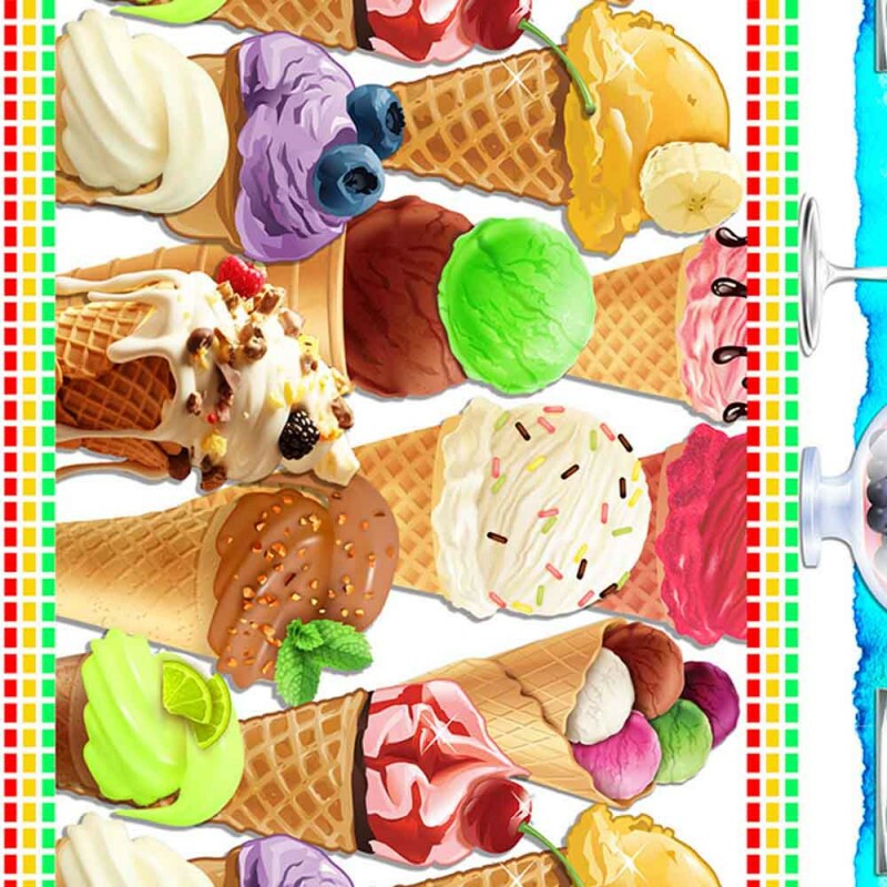 COLEÇÃO DIGITAL ICE CREAM  - BARRADO DE FAIXAS SORVETE - ( 80090 VAR,01 ) -  C