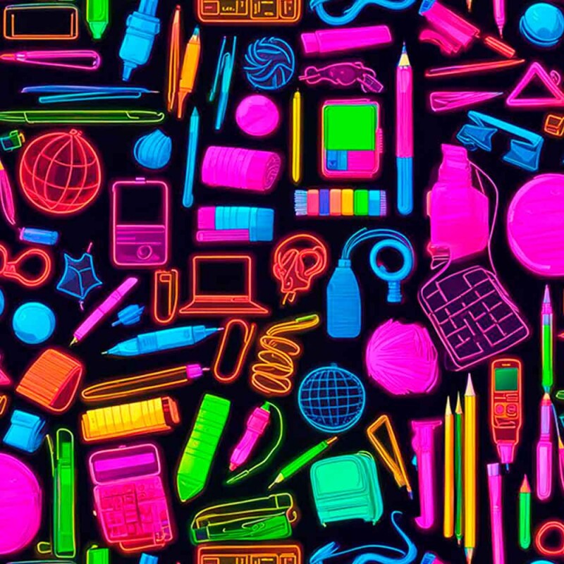 COLEÇÃO NEON - TRIC. EST. DIGITAL - SCHOOL NEON  - ( 84307 VAR,01 ) - C