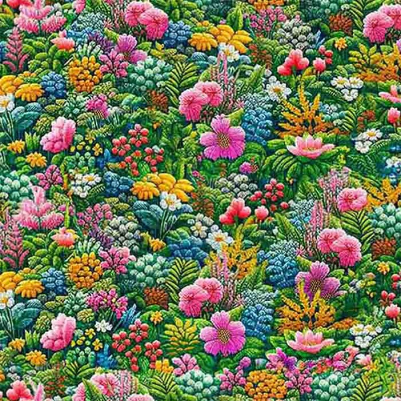 COLEÇÃO LANDSCAPE - TRIC. EST. DIGITAL - FLORAL - ( 84671 VAR,01 ) - C