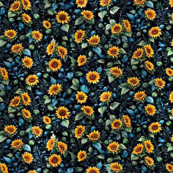 COLEÇÃO SUNFLOWER - TRIC. EST. DIGITAL - GIRASSOL PEQUENO (85572) - C