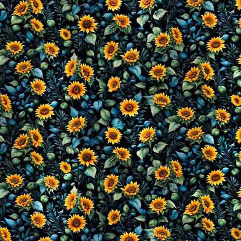 COLEÇÃO SUNFLOWER - TRIC. EST. DIGITAL - GIRASSOL PEQUENO (85572) - C