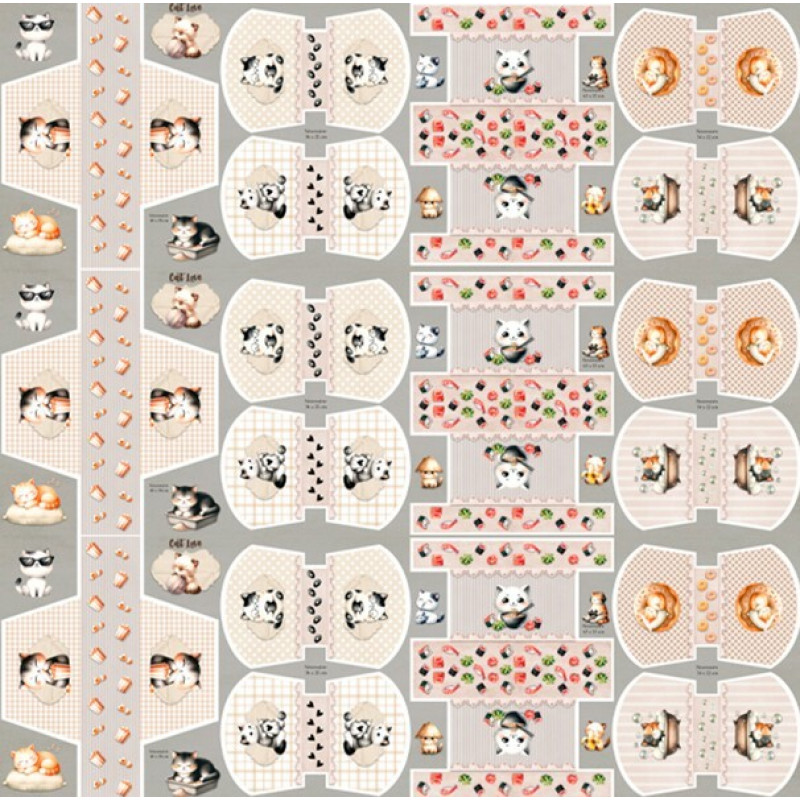 COLEÇÃO PUPPIES - TRIC. EST. DIGITAL - PAINEL CATS ( 1,50m x 50cm ) - C COLEÇÃO PUPPIES - TRIC. EST. DIGITAL - PAINEL CATS ( 1,50m x 50cm ) - C