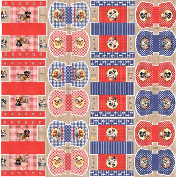 COLEÇÃO PUPPIES - TRIC. EST. DIGITAL - PAINEL DOGS - ( 1,50m x 50cm ) - C