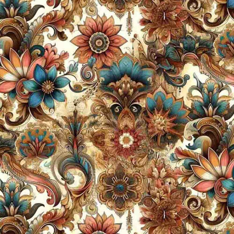 COLEÇÃO ANTIQUES - TRIC. EST. DIGITAL - CASHMERE - 86911-01 C