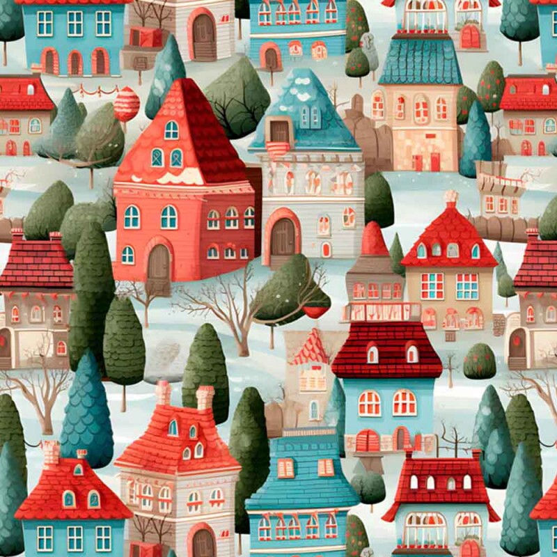 COLEÇÃO HOUSES - TRIC. EST. DIGITAL - CIDADE VINTAGE - 87088 - C