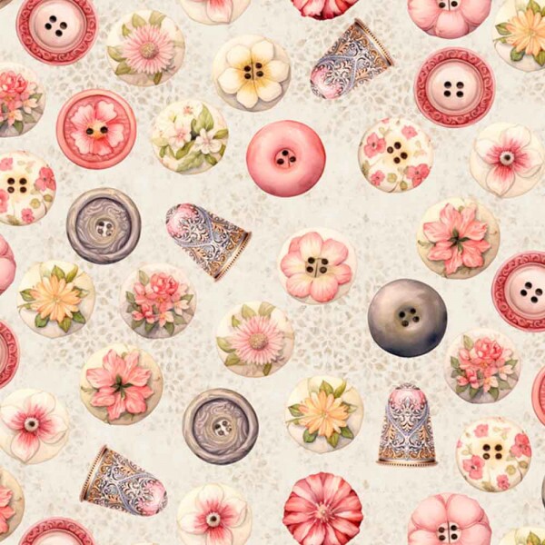 COLEÇÃO SEWING DREAMS - TRIC. EST. DIGITAL - BOTOES