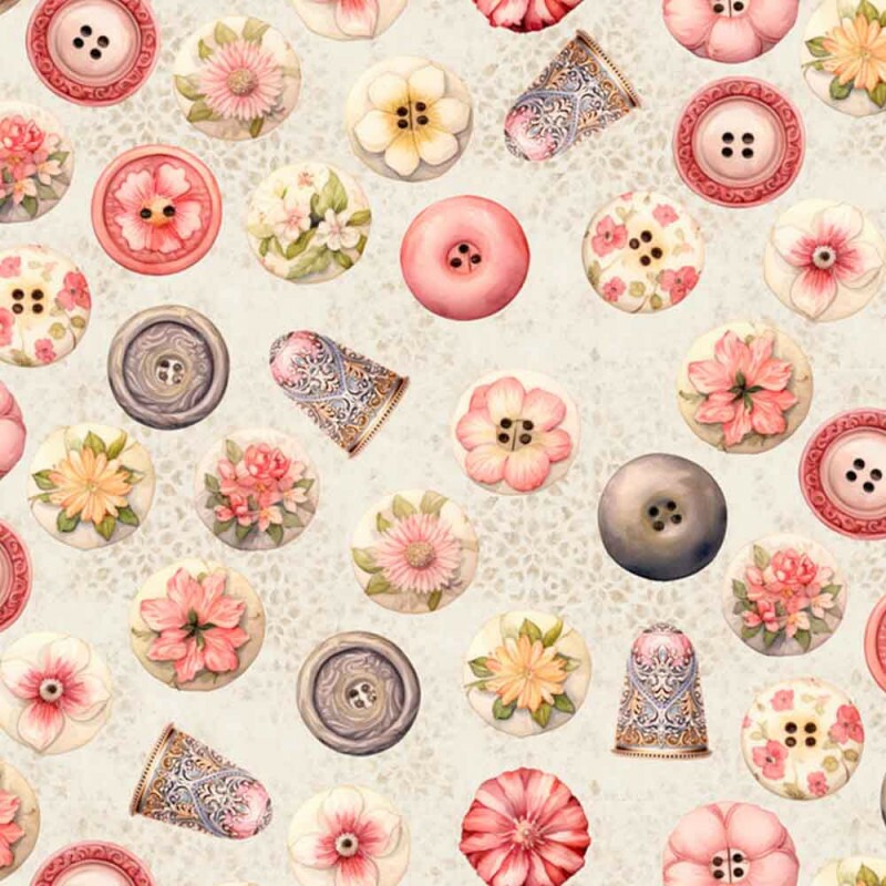 COLEÇÃO SEWING DREAMS - TRIC. EST. DIGITAL - BOTOES