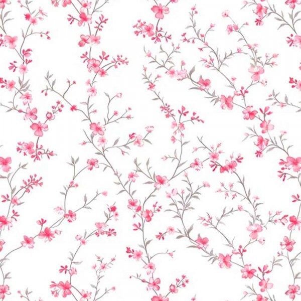 COLEÇÃO TWO BABY - TRIC. EST. DIGITAL - FLORAL C/ RAMOS - C