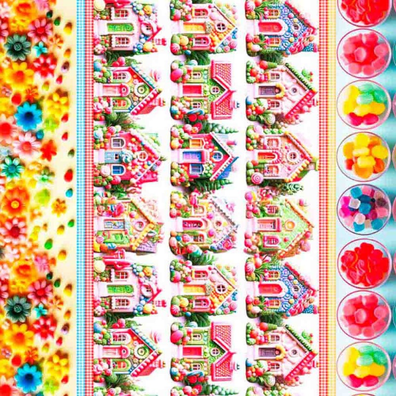 COLEÇÃO CANDY HOUSE - TRIC. EST. DIGITAL - BARRADO DE DOCES - 90497-01