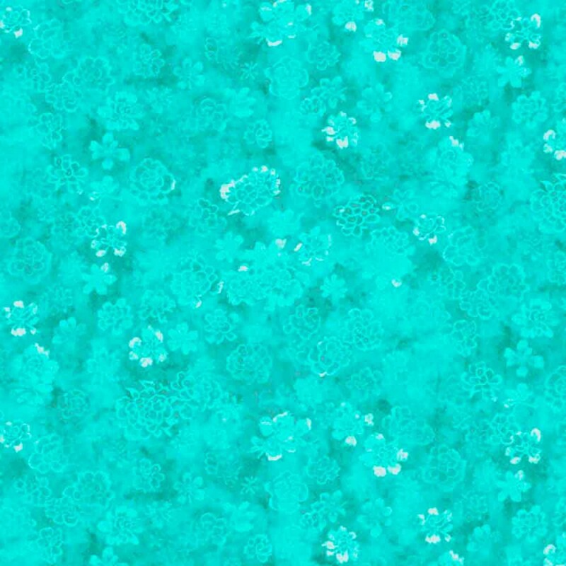 COLEÇÃO ORIENTAL - TRIC. EST. DIGITAL - FLORES ORIENTAL FD VERDE - 90508-01
