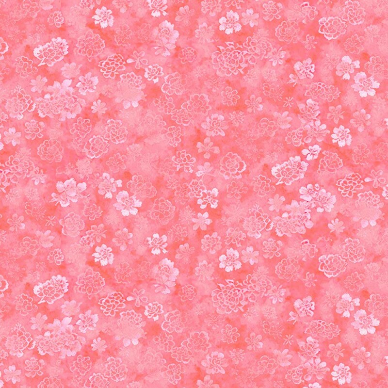 COLEÇÃO ORIENTAL - TRIC. EST. DIGITAL - FLORES ORIENTAL FD ROSA - 90508-02