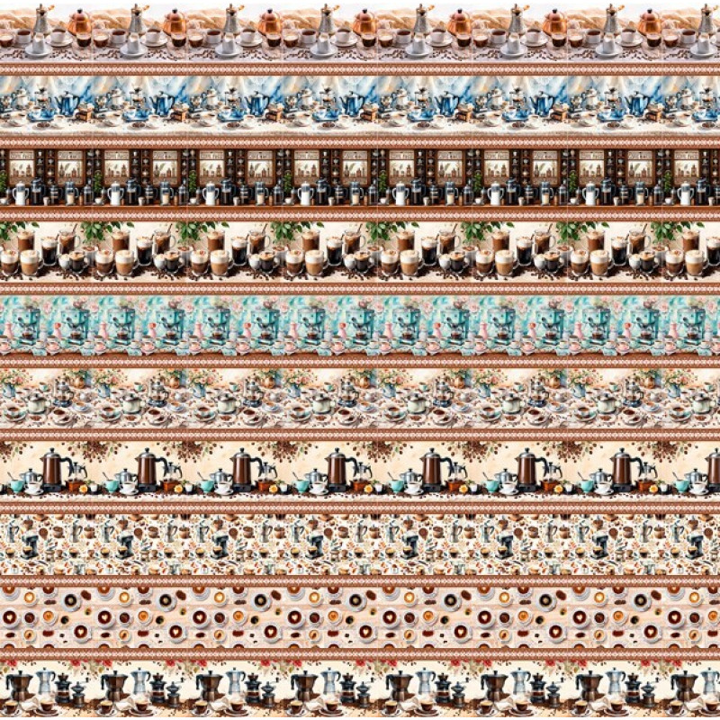 COLEÇÃO COFEE TIME - TRIC. EST. DIGITAL - BARRADO 1 - 92363-001 COLEÇÃO COFEE TIME - TRIC. EST. DIGITAL - BARRADO 1 - 92363-001