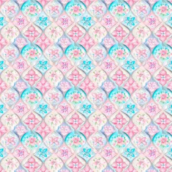 FV25 - COLEÇÃO FLORAL PEACE  - TRIC. EST. DIGITAL - ARABESCO - 94909-001