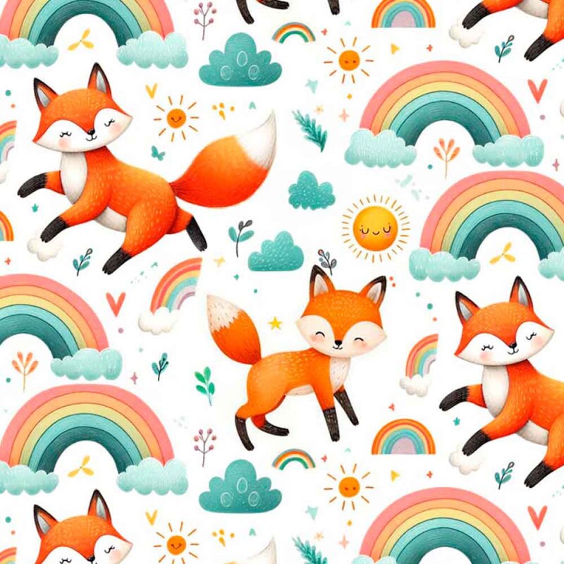 COLEÇÃO RAINBOW FOX -  TRIC EST DIGITAL - LARG 1,50 - RAPOSA GRANDE - 93254-001