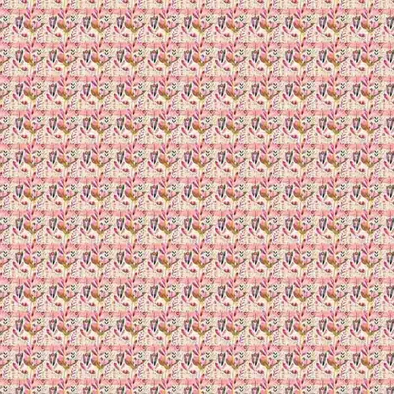 AB25 - COLEÇÃO MODERN GARDEN - TRIC EST DIGITAL - LARG 1,50m - FLORAL