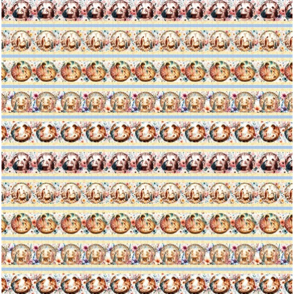 TRICOL. COLEÇÃO BARRADOS - SAGRADA FAMILIA - 100% ALGODÃO - 93771/001