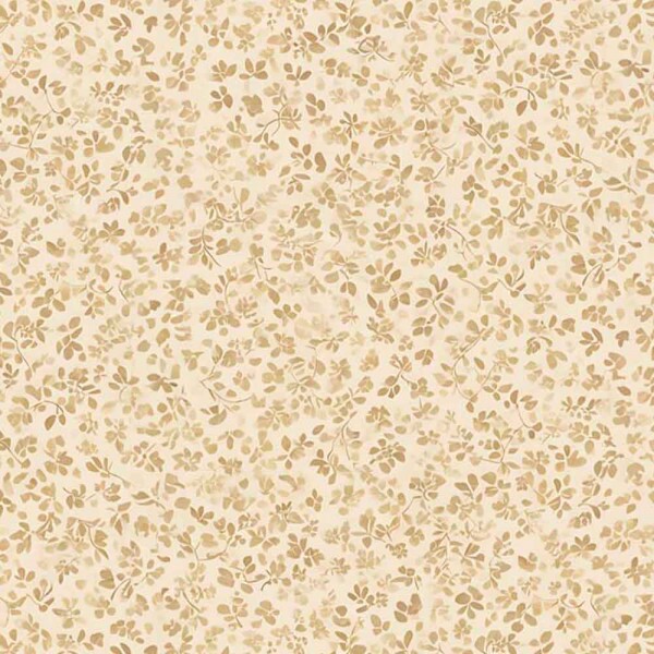 COLEÇÃO SERENITY - TRIC EST DIGITAL - LARG 1,50 - FLORAL MIUDO TEXTURA FUNDO BEGE - 94078-001