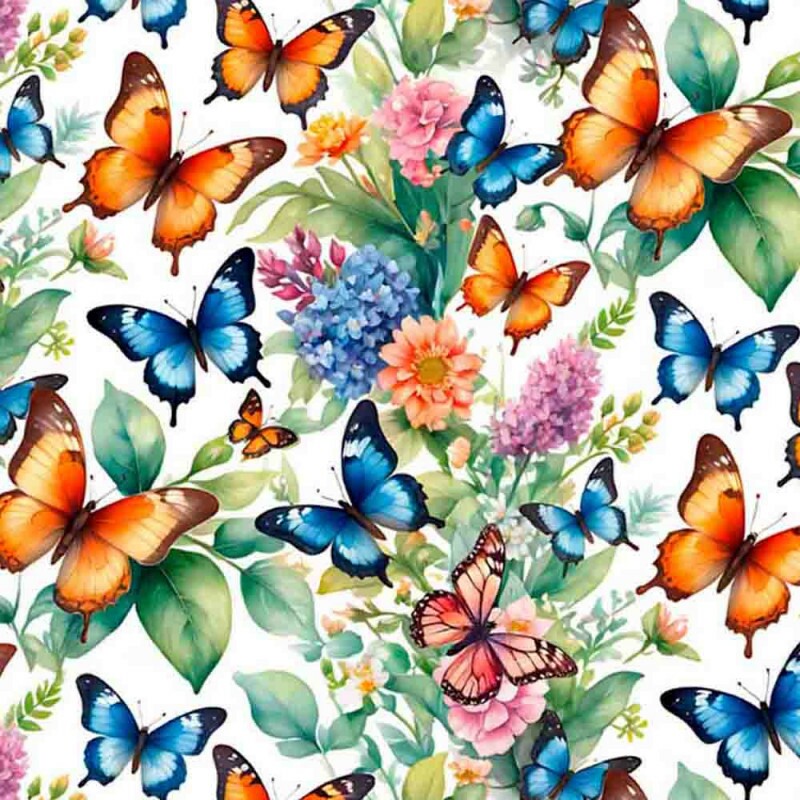 TRICOL. COLEÇÃO FREE SPIRIT - BORBOLETAS - 100% ALGODÃO 95752/001 TRICOL. COLEÇÃO FREE SPIRIT - BORBOLETAS - 100% ALGODÃO 95752/001