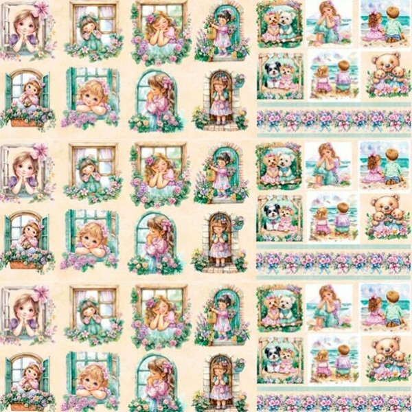 COLEÇÃO PAINEIS - TRIC EST DIGITAL - LARG 1,50 -PAINEL MENINAS