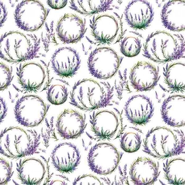 JN25 - TRICOL. COLEÇÃO LAVANDA - LAVANDA AROS - 100% ALGODÃO - 96359/001