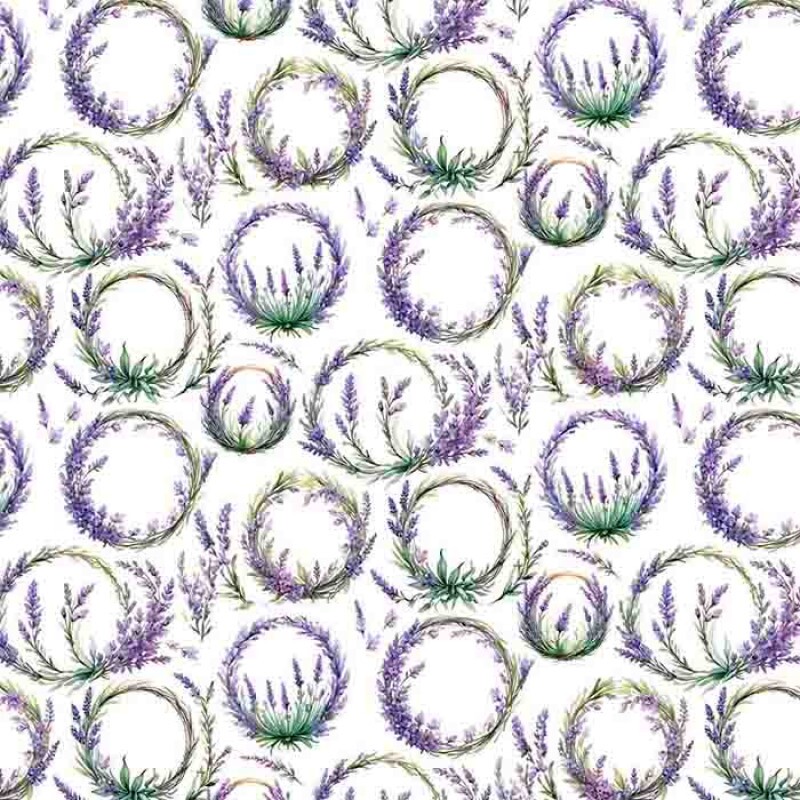 JN25 - TRICOL. COLEÇÃO LAVANDA - LAVANDA AROS - 100% ALGODÃO - 96359/001