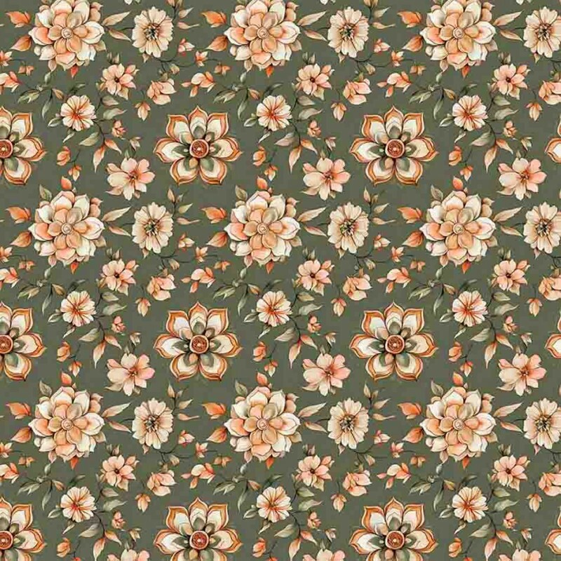 MI25 - TRICOLINE 100% ALGODÃO DIGITAL - VERTENTE - FLORAL MANDALA MI25 - TRICOLINE 100% ALGODÃO DIGITAL - VERTENTE - FLORAL MANDALA