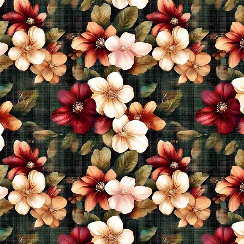 MI25 - TRICOLINE 100% ALGODÃO DIGITAL - MADAGASCAR - FLORAL MEDIO MI25 - TRICOLINE 100% ALGODÃO DIGITAL - MADAGASCAR - FLORAL MEDIO